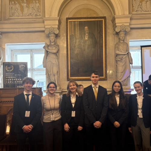 Delegation des Paulinums in Wien bei der Plenarsitzung