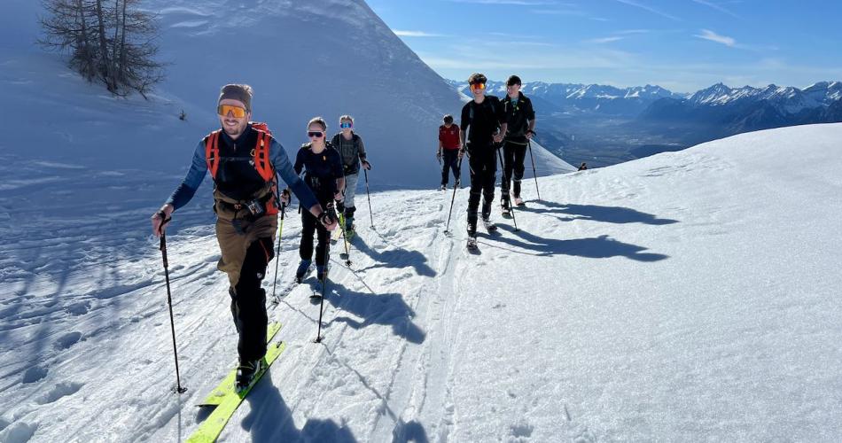 Mit Schüler:innen aus dem Paulinum auf Skitour