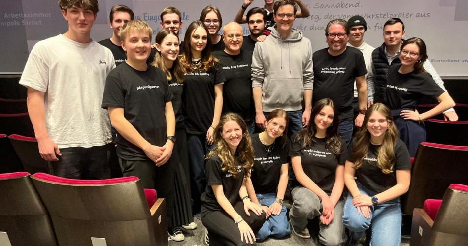 Gruppenfoto mit Bodo Wartke