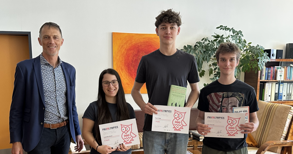 Die erfolgreichen Pauliner Kandidatinnen am Tiroler Landeswettbewerb der Philolympics